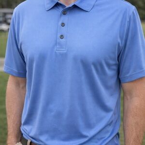 Golf America Polo‎ XL Blue Short Sleeve